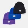 Pier One UNISEX 3 PACK - Mütze - Black/purple/blue -Pier One 0b1b30453aec40e6b92005295dd8054a