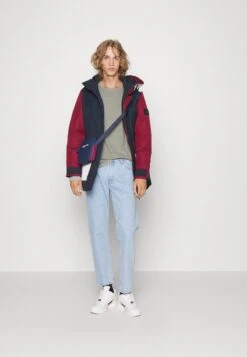 Pier One 5 PACK - Langarmshirt - Black/dark Blue/stone