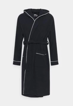 Pier One Bademantel - Dark Grey/black -Pier One 0fa2ae76ad544ce4b59723706ee9edae 3