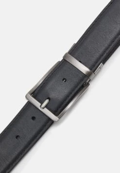 Pier One LEATHER - Gürtel Business - Black/brown -Pier One 1ecd5bb13a594316843ed92c891d7473