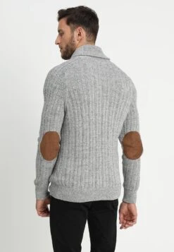 Pier One Strickjacke - Mottled Dark Grey -Pier One 3374bc5b15c34532a3a61fa1517a3ccc