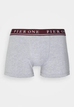 Pier One 5 PACK - Panties - Bordeaux/mottled Grey -Pier One 8798162d0ce745f0998190a914ff7dd6