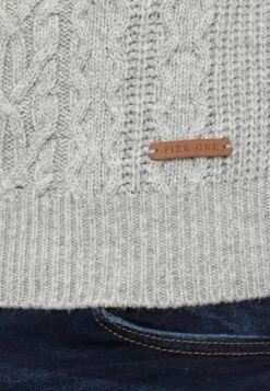 Pier One Strickpullover - Mottled Grey -Pier One 98e400a2e6784522b8ea9f8eb6bf3691