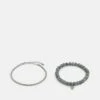 Pier One 2 PACK - Armband - Silver-coloured -Pier One c8a2904a872e44a69624b161aad3b165